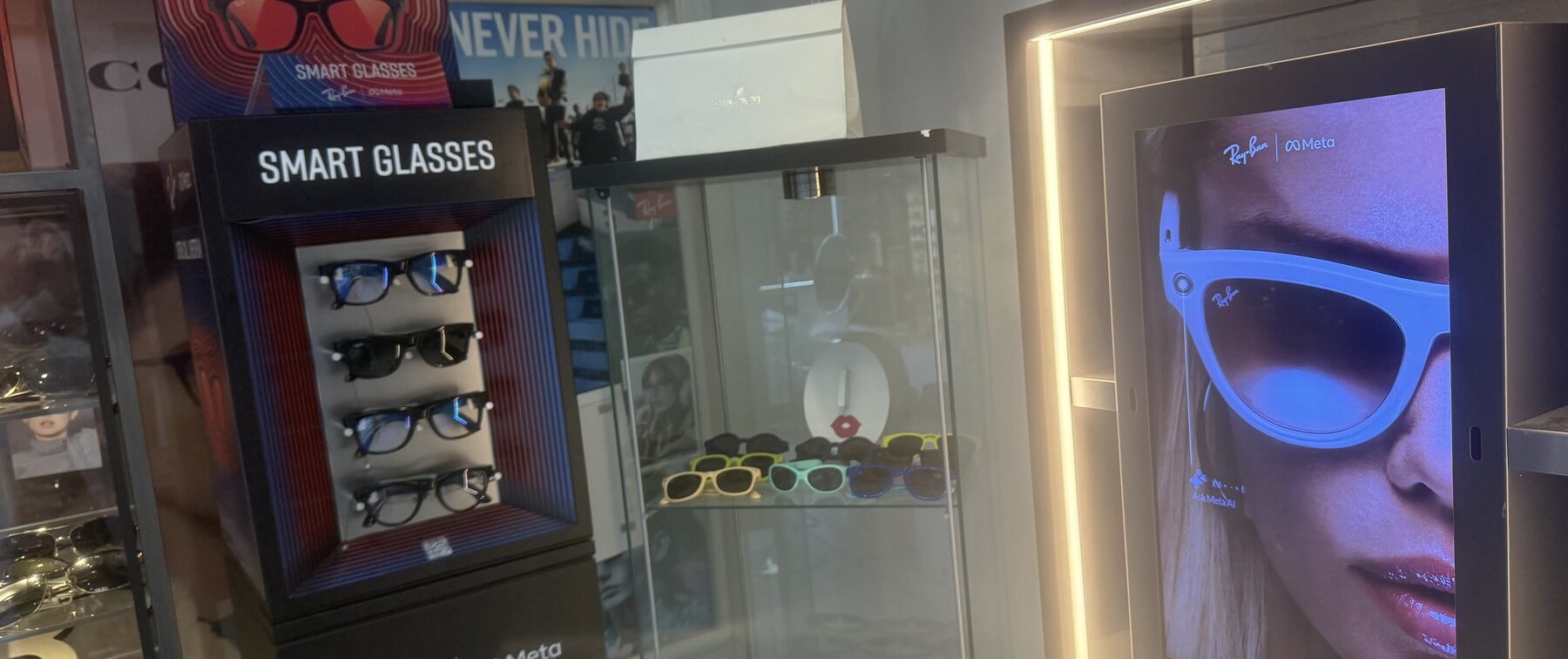 Inside Deans Eyewear Factory, an optical store in Lakewood, California